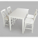 Simplicity X Back Counter Stool in Paperwhite Finish (Set of 2)